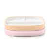 Clean Start Toddler Ceramic Divided Breakfast Plate - 2 Pack